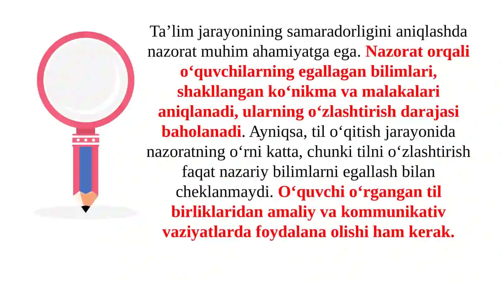 Nazorat turlari va nazorat topshiriqlari 3