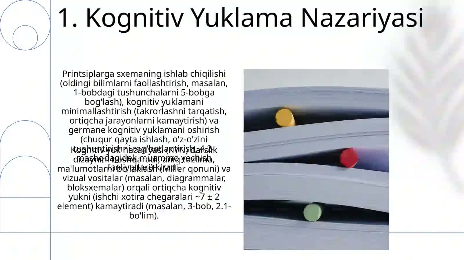 Darslikdagi oʻquv materiallarini tizimlashtirish tamoyillari 3