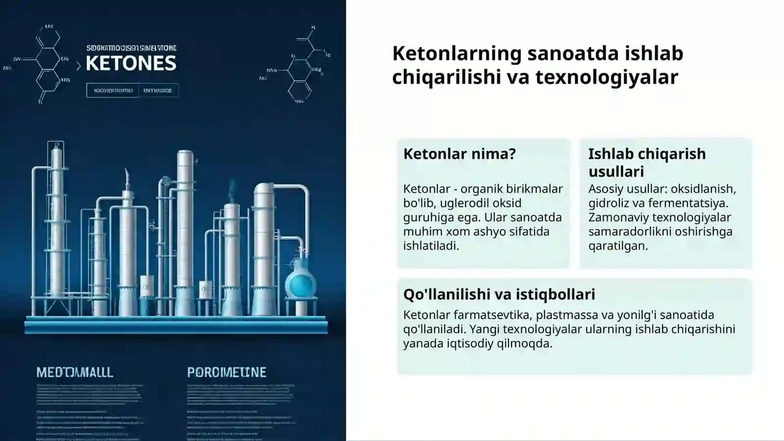 Ketonlar: Olinishi va Xossalari 3