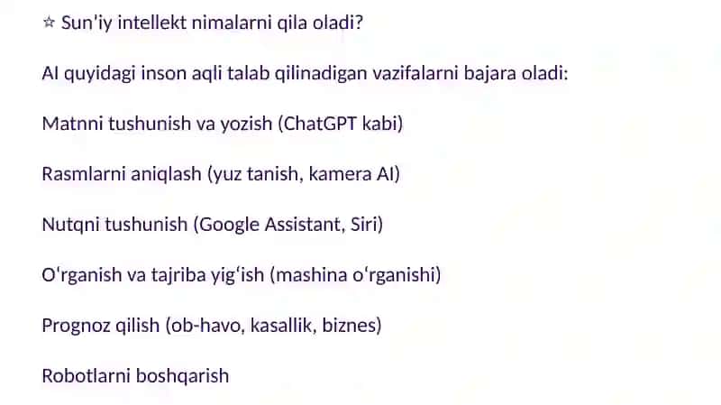 Sunʼiy intellekt nima? 3