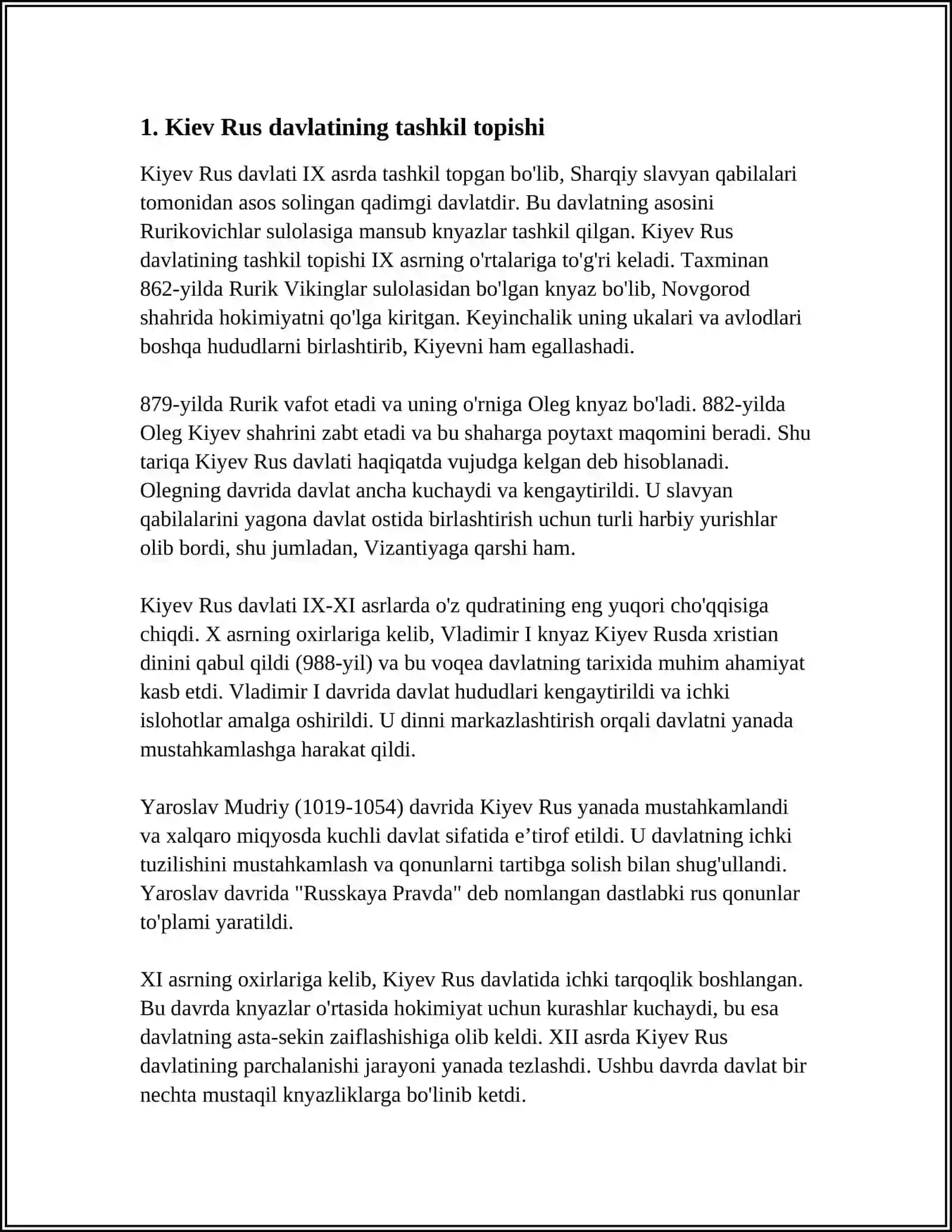 KIYEV RUSI HAQIDA 3