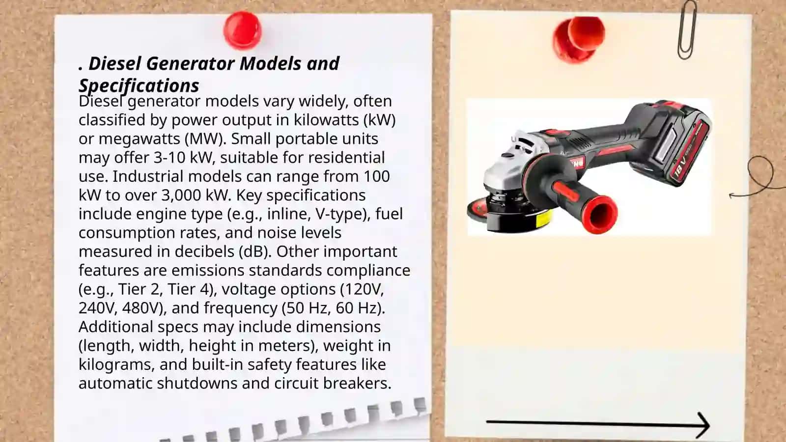 Diesel Generator Models and Specifications 3