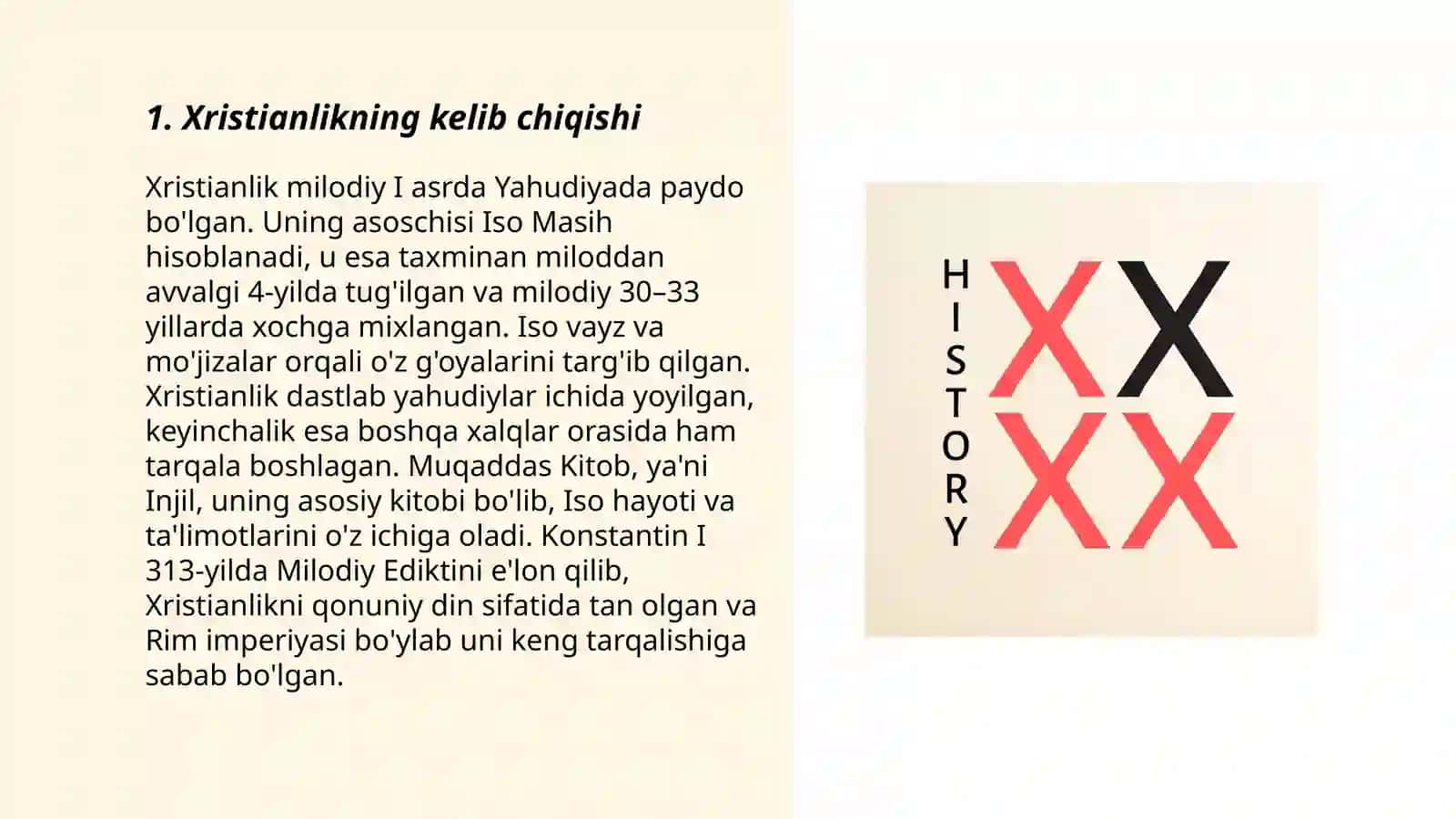 Xristianlik dini: tarixiy va asosiy gʻoyalari 3