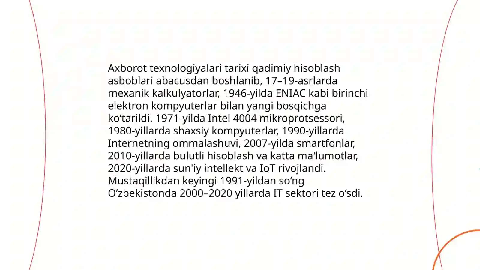 Taqdimotlar / Informatika va AT 3