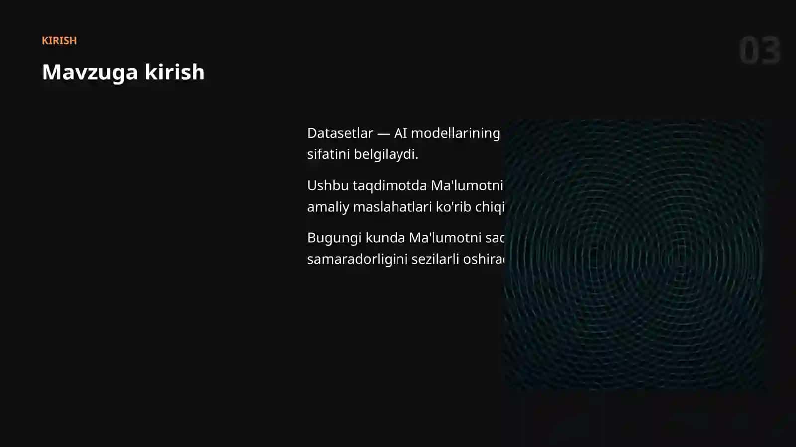 Ma'lumotni saqlash 3