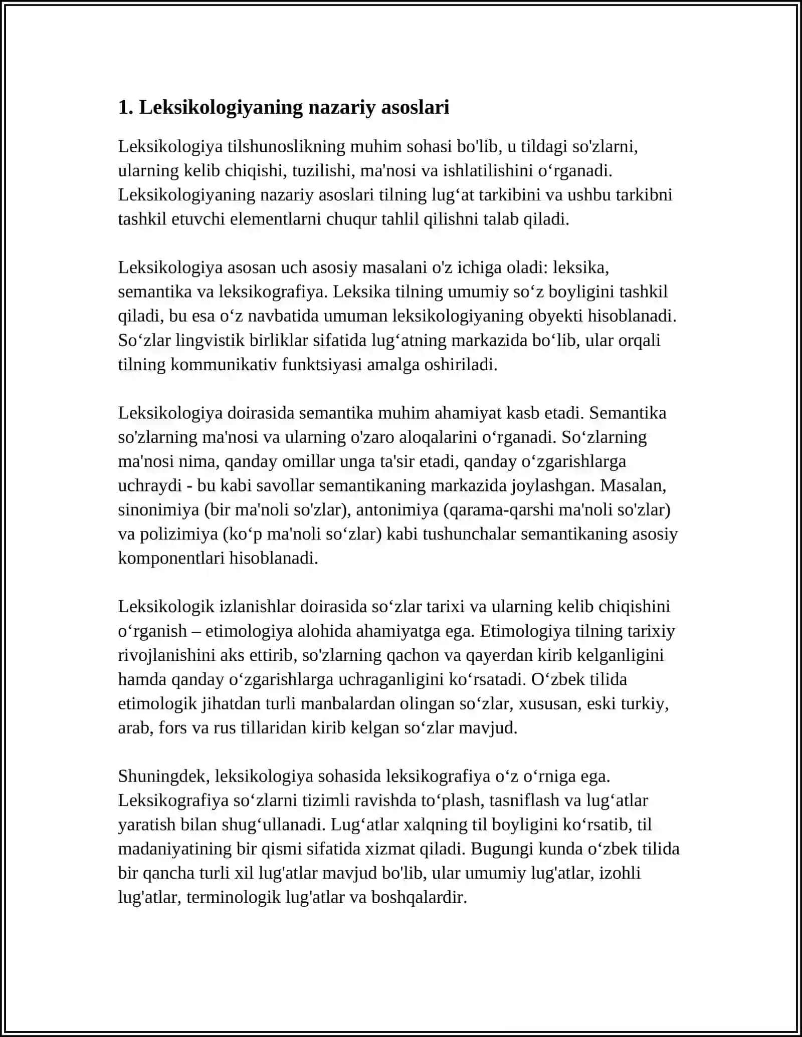 LEKSIKOLOGIYA 3