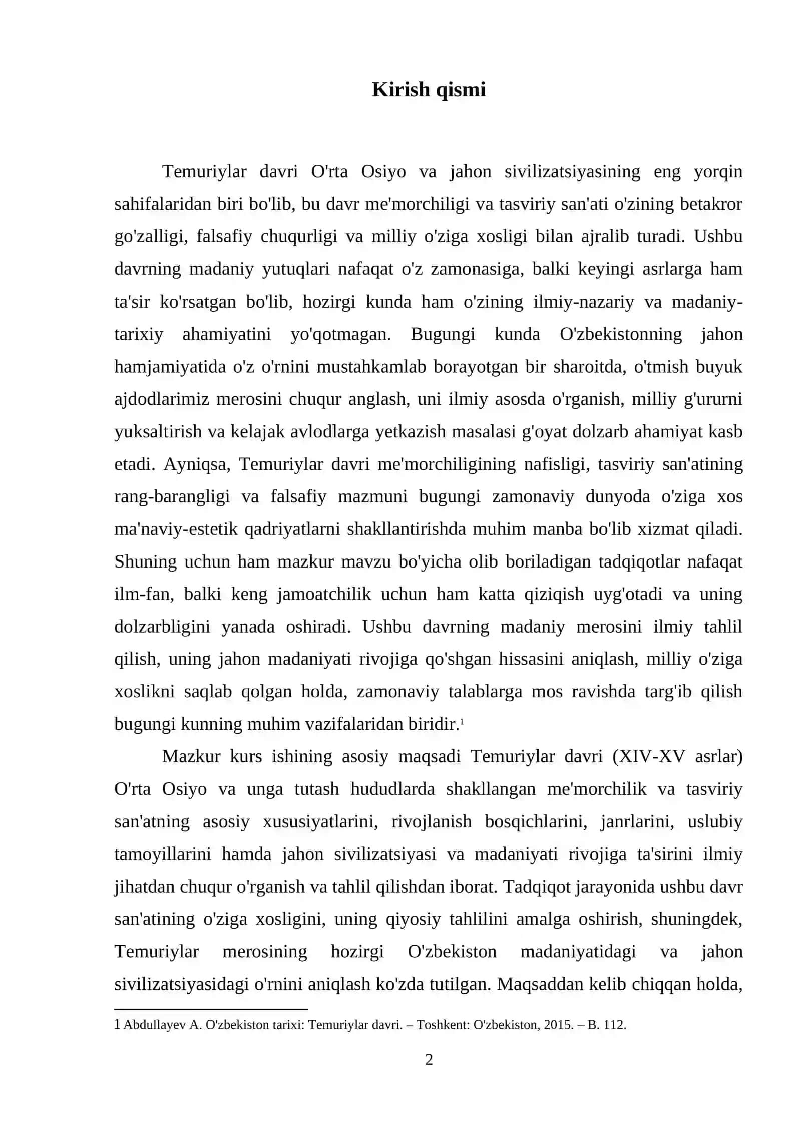 Temuriylar davrida me'morchilik va tasviriy sanat 3