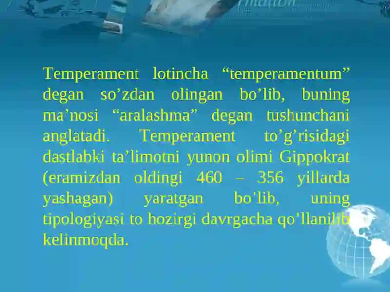 Temperament va Xarakter 3