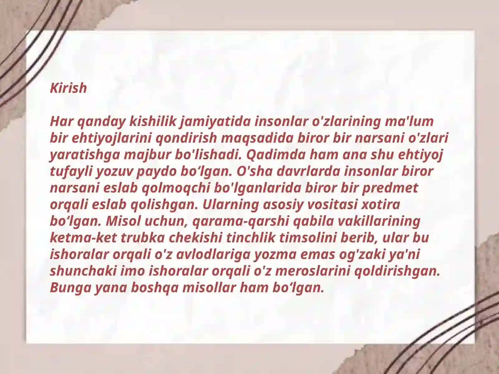 Yozuvlar tarixi 3