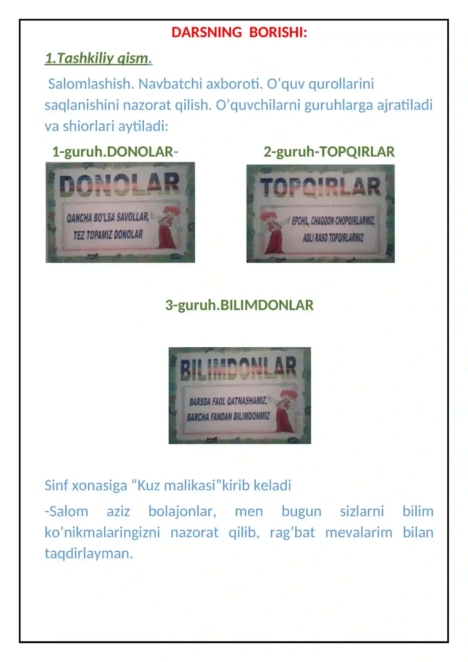 XALQ OGZAKI IJODI “BOYCHECHAK” DARS ISHLANMASI 3