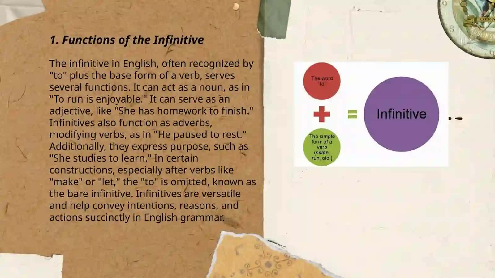 Infinitive 3