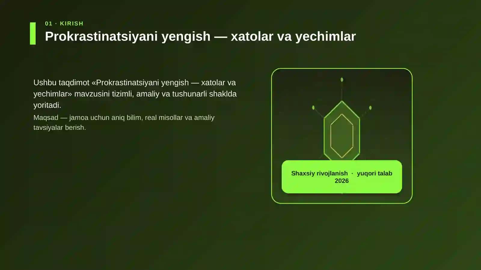 Prokrastinatsiyani yengish — xatolar va yechimlar 3