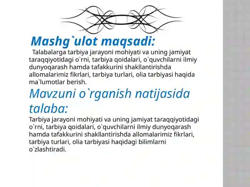 Tarbiyaning umumiy metodlari 3