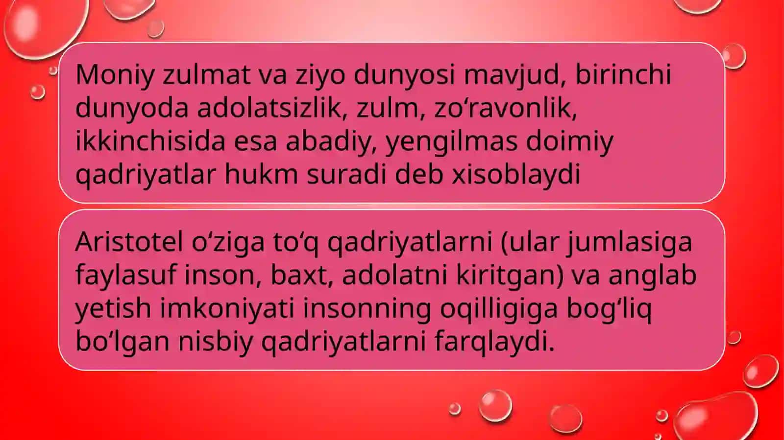 AKSIOLOGIYA (QADRIYATLAR) FALSAFASI 3