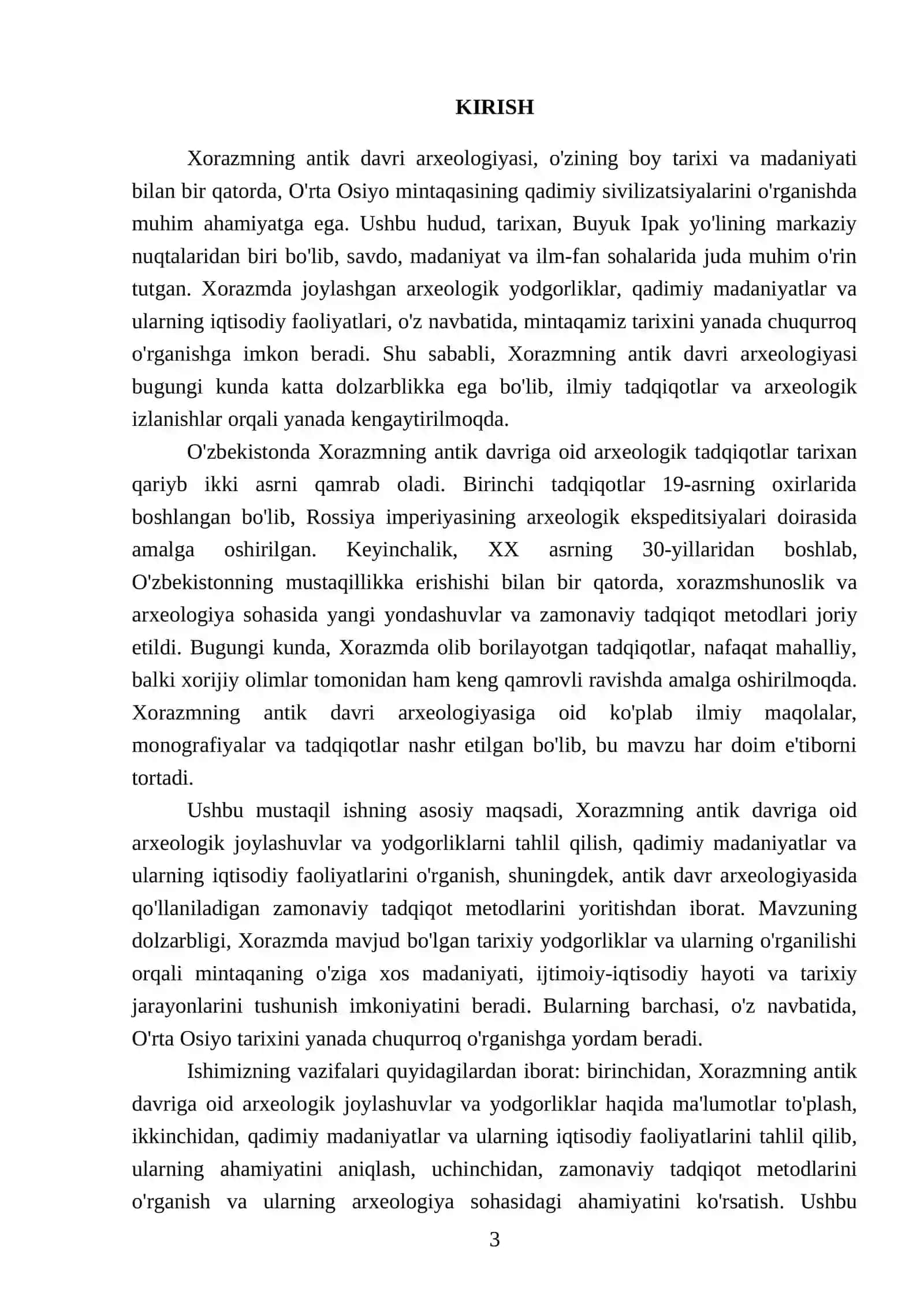 Xorazmning antik davri arxeologiyasi 3