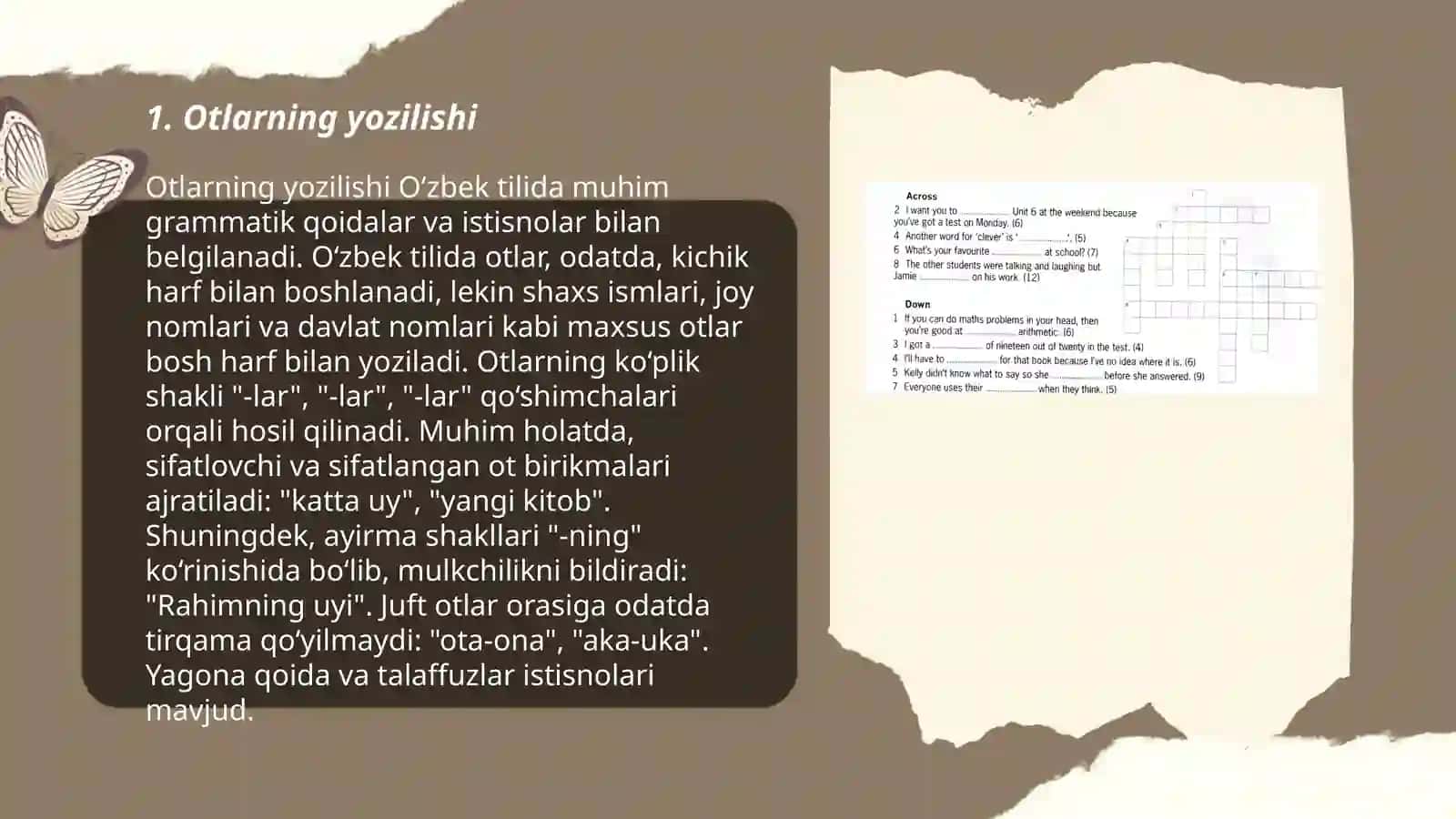 So'z turkumlarini o'rganishda orfografik bilimlar 3