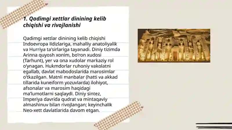 Qadimgi xettlar dini 3