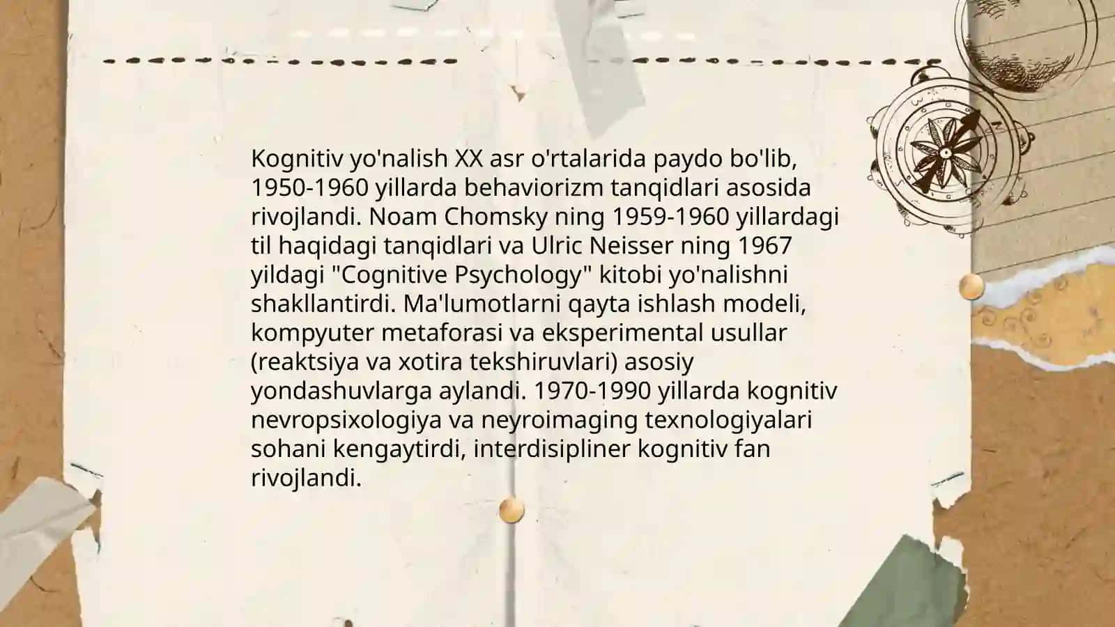 Kognitiv yo'nalish 3