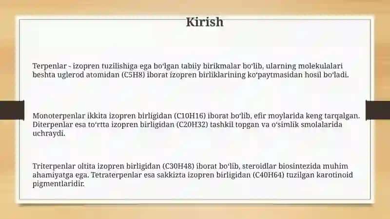 Kimyo mutaxasisligi 3
