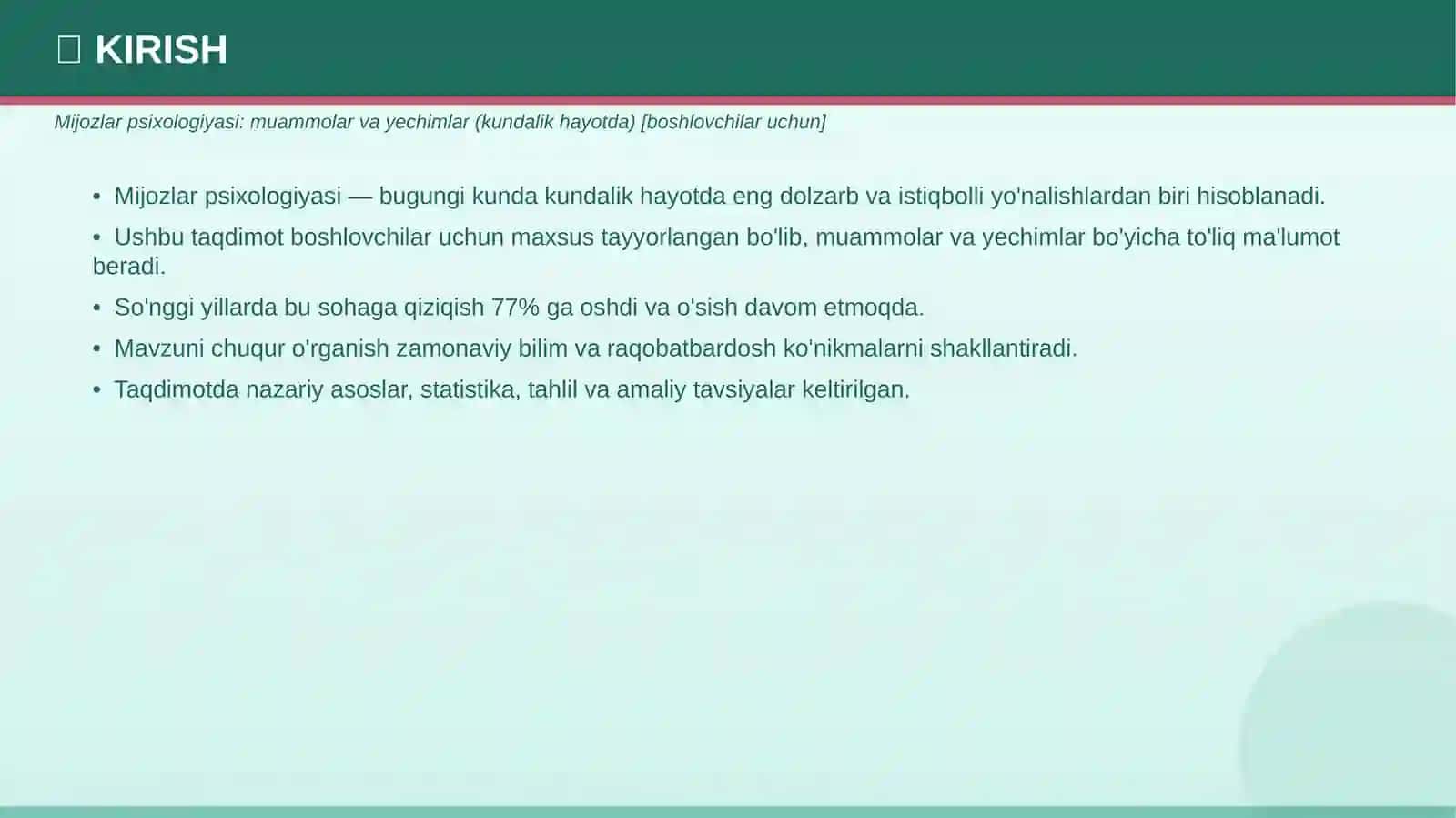 MIJOZLAR PSIXOLOGIYASI 3