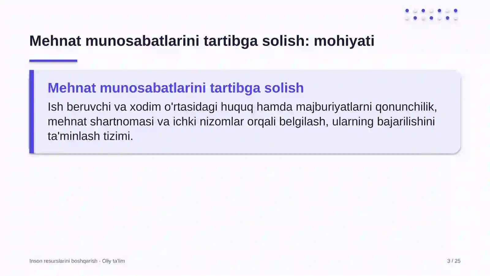 Atom energetikasida mehnat munosabatlarini tartibga solish 3