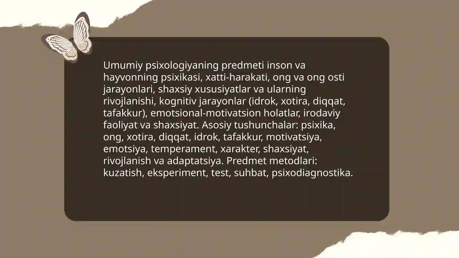 Umumiy psixologiya fanining predmeti va maqsad va vazifalari 3