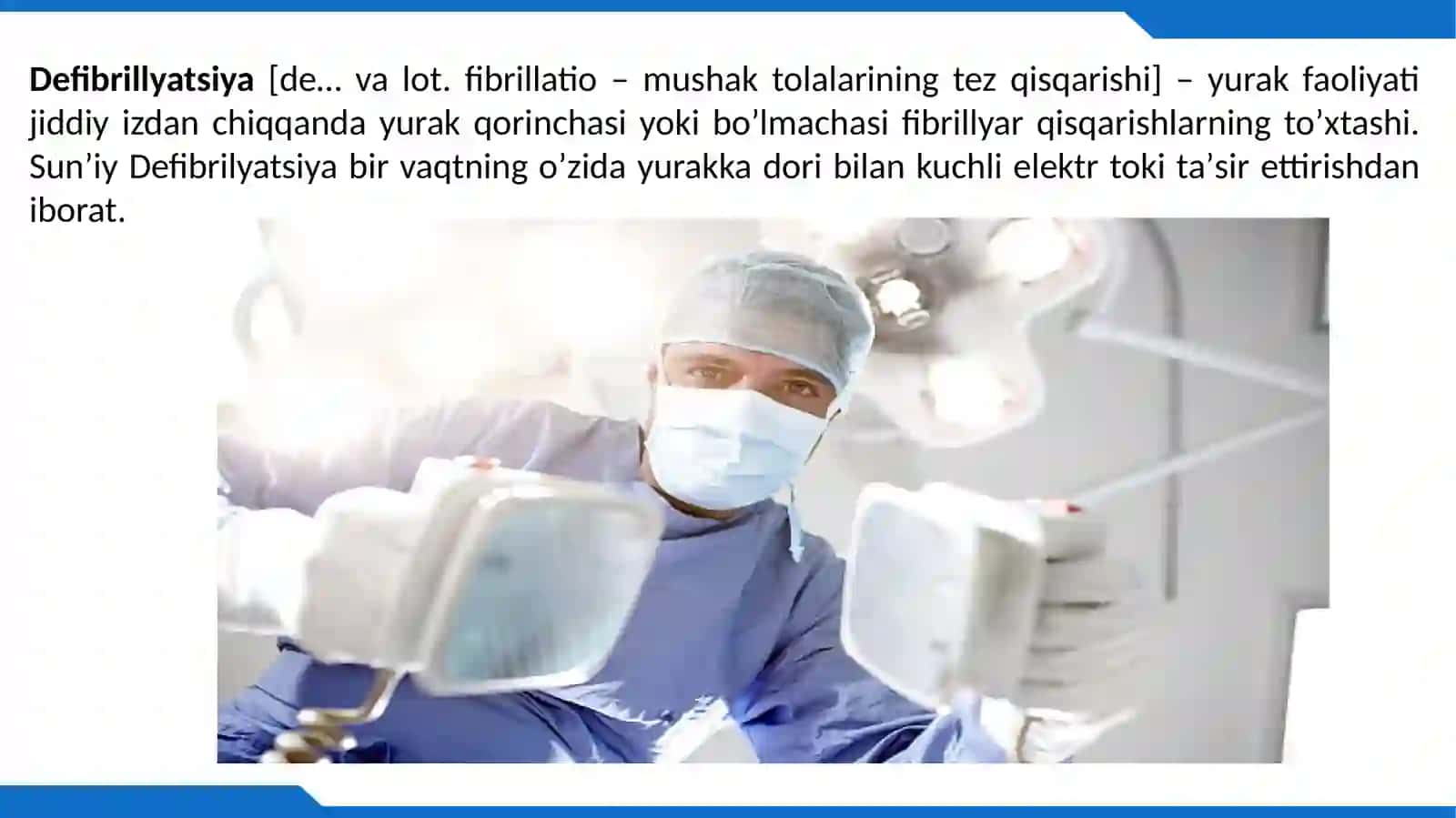 Defibrilator apparati 3