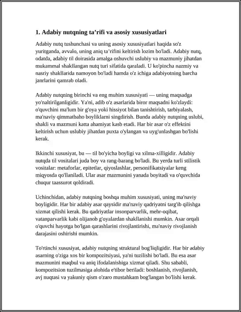 ADABIY NUTQ VA UNING USLOBLARI 3