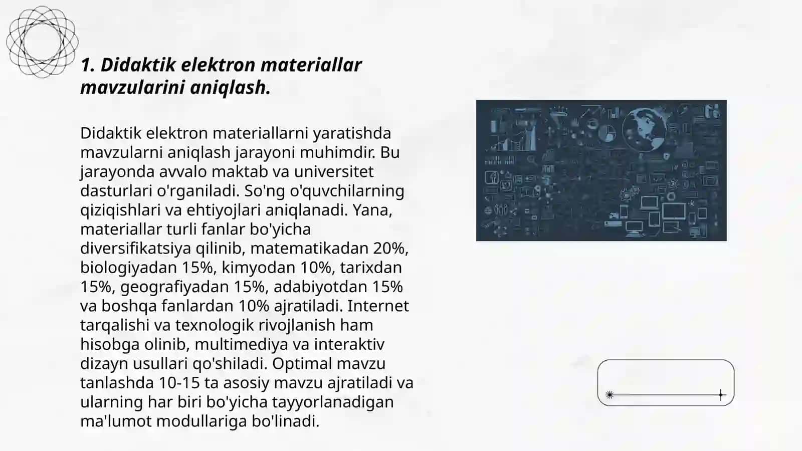 Informatika va axborot texnologiyalari fanidan didaktik elektron materiallar tayyorlashga qo'yiladigan talablar 3