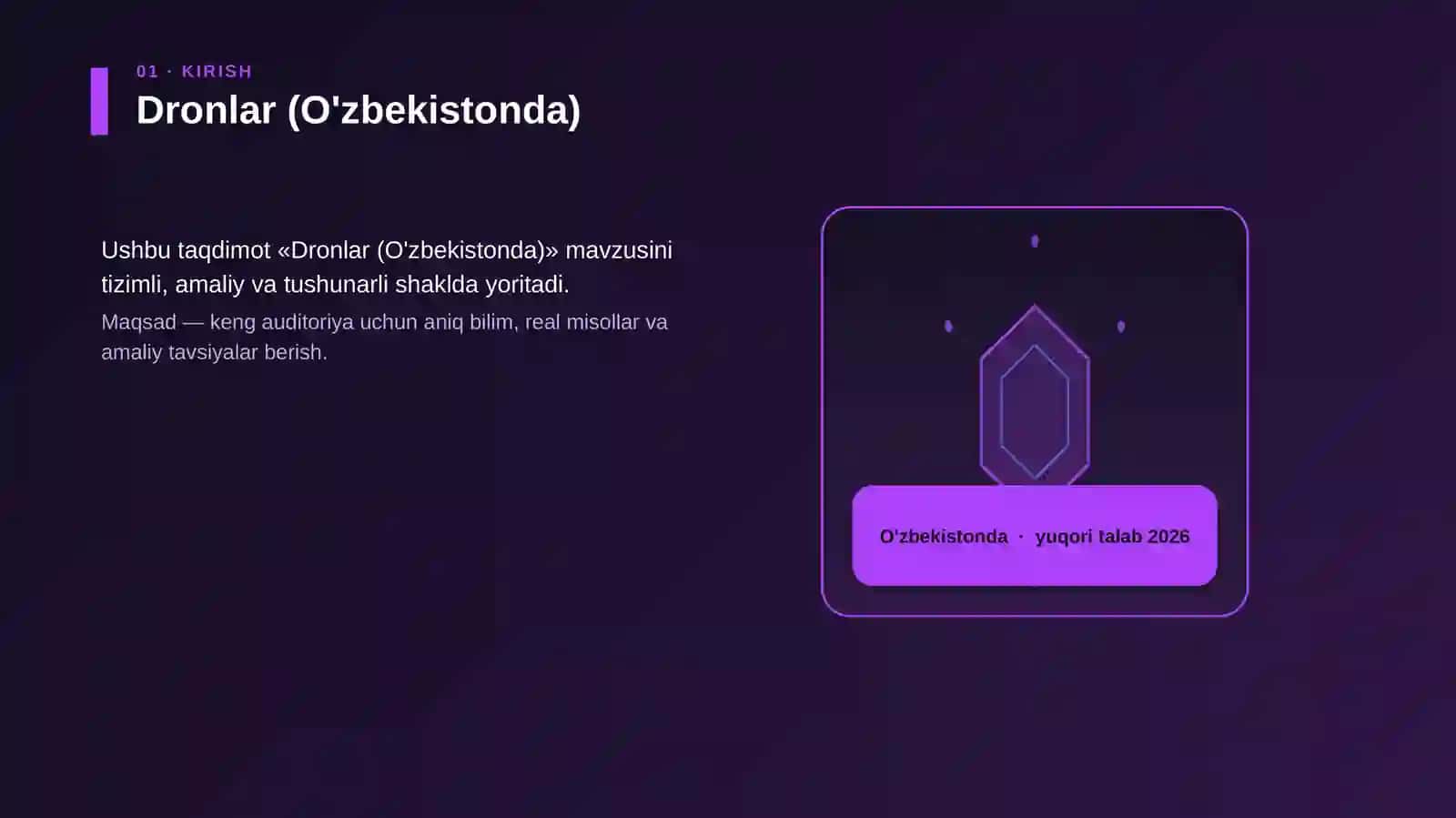 Dronlar (O'zbekistonda) 3