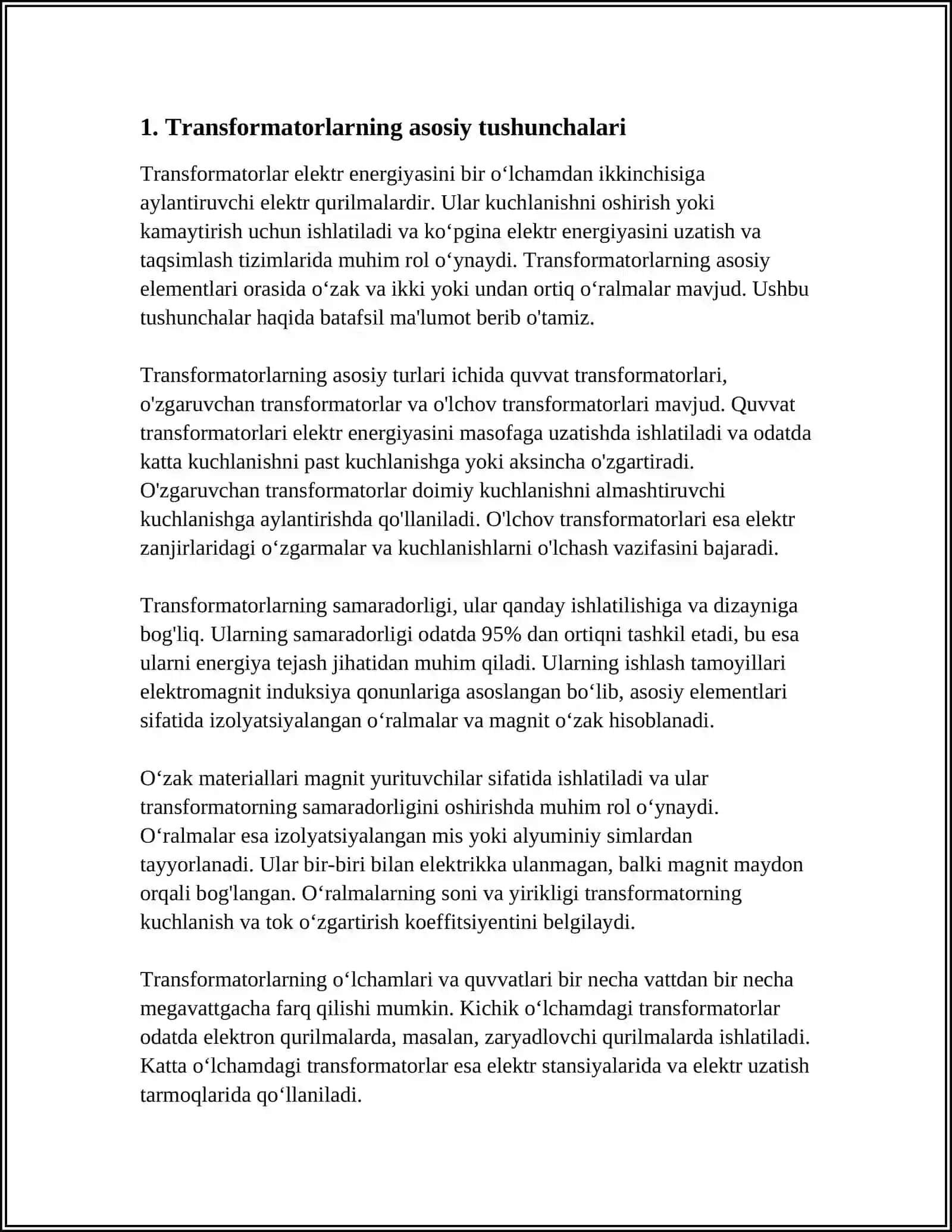 TRANSFORMATORLAR 3