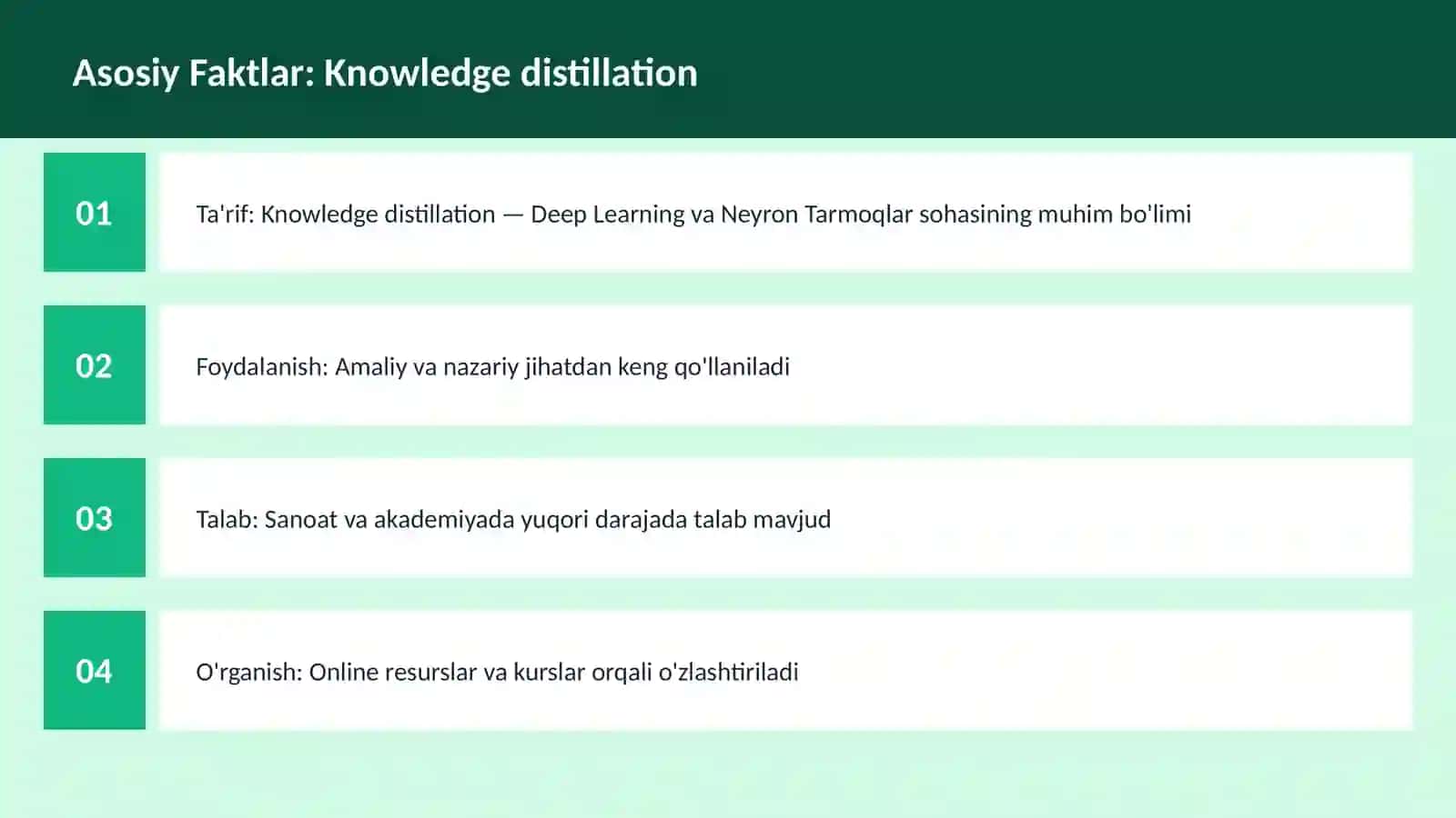 Knowledge distillation 3