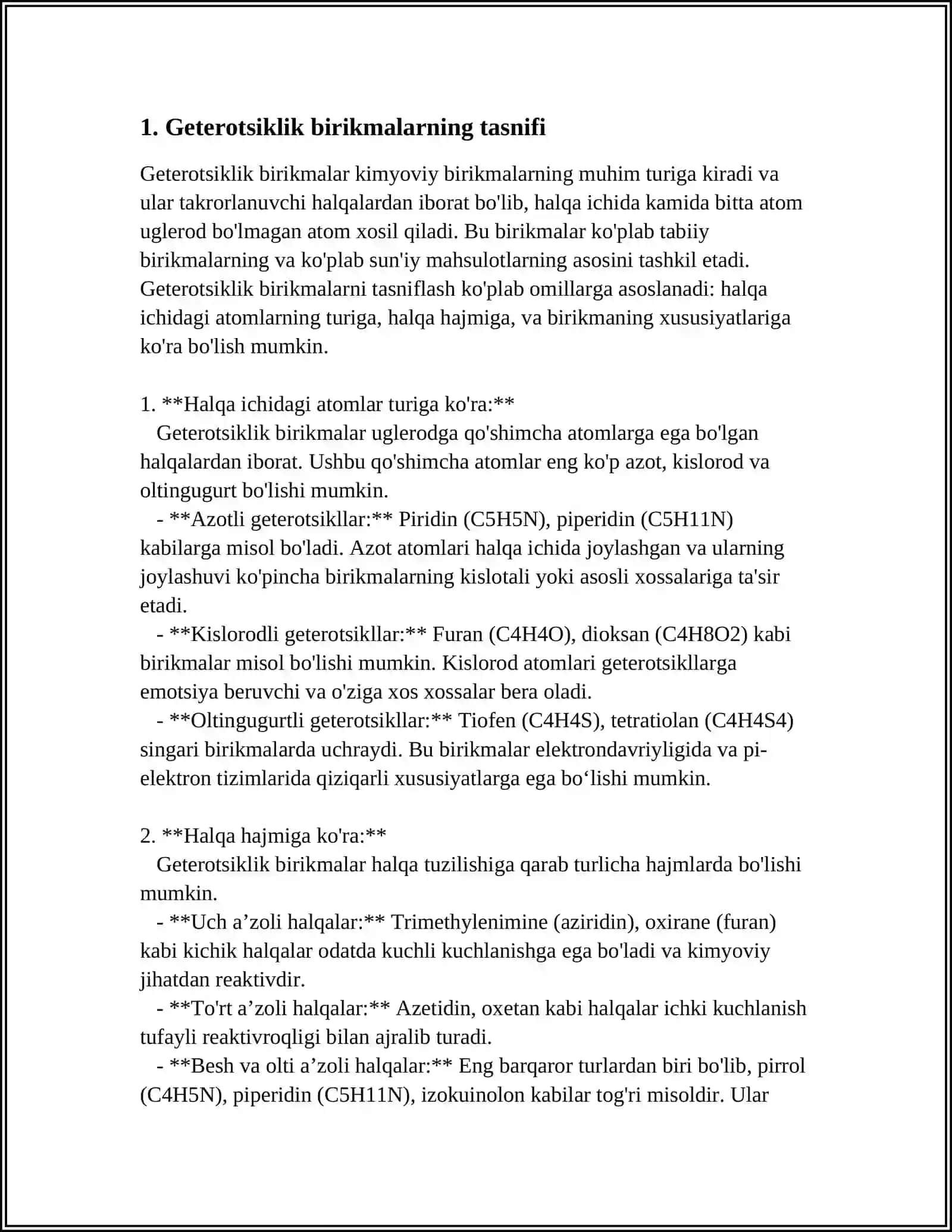 GETEROTSIKLIK BIRIKMALAR 3