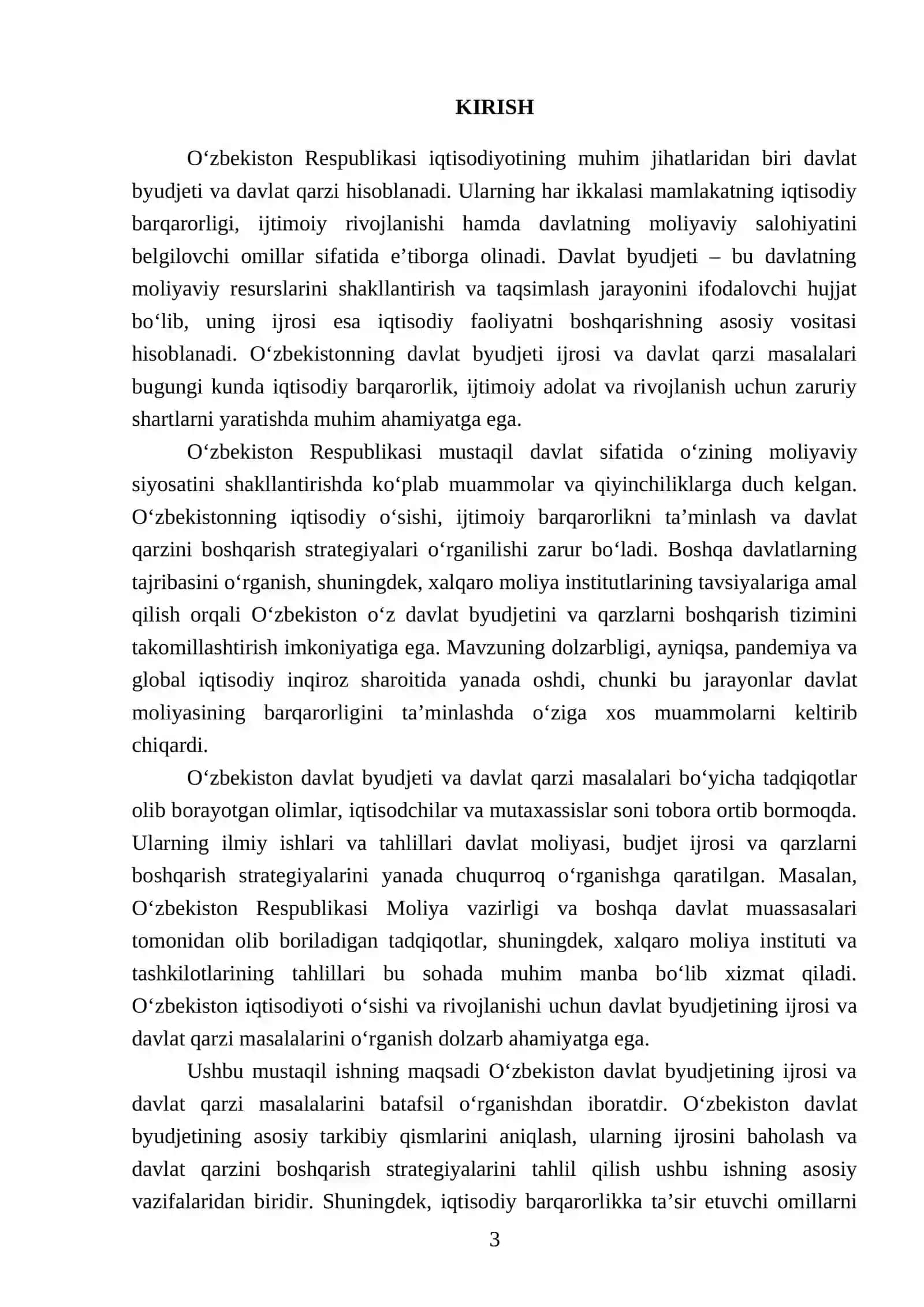 O‘zbekiston davlat byudjeti va davlat qarzi 3