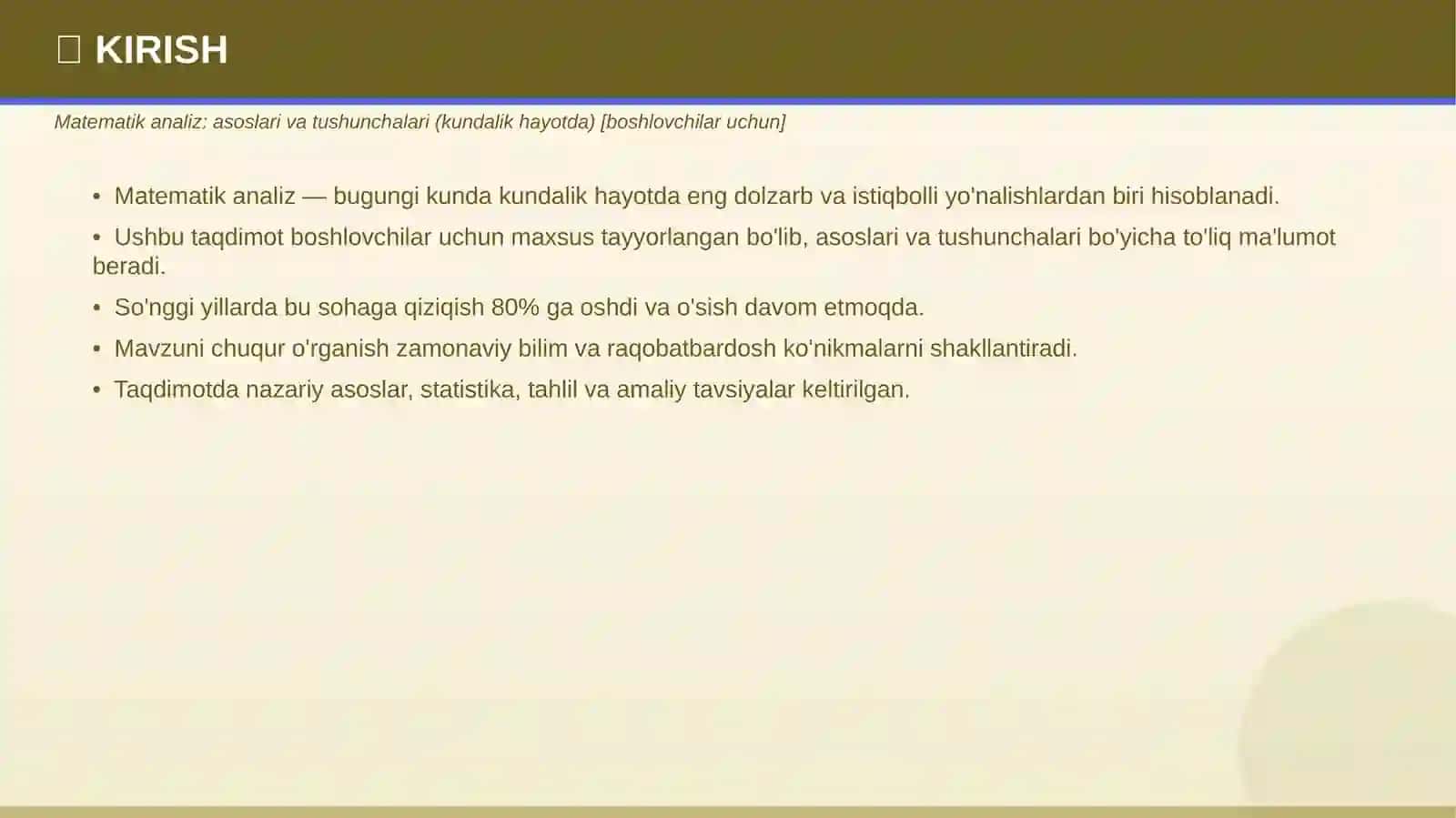 Matematik Analiz 3