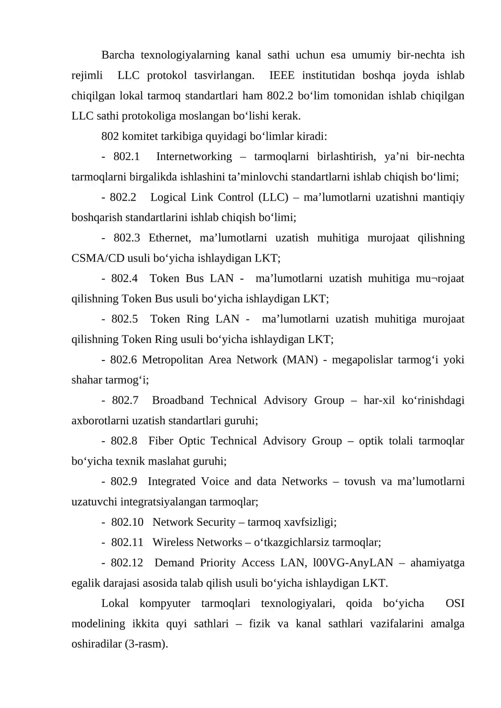 Kanal sathi (Data Link layer) 3
