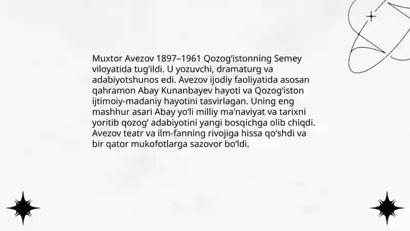Abay yoʻli asari 3