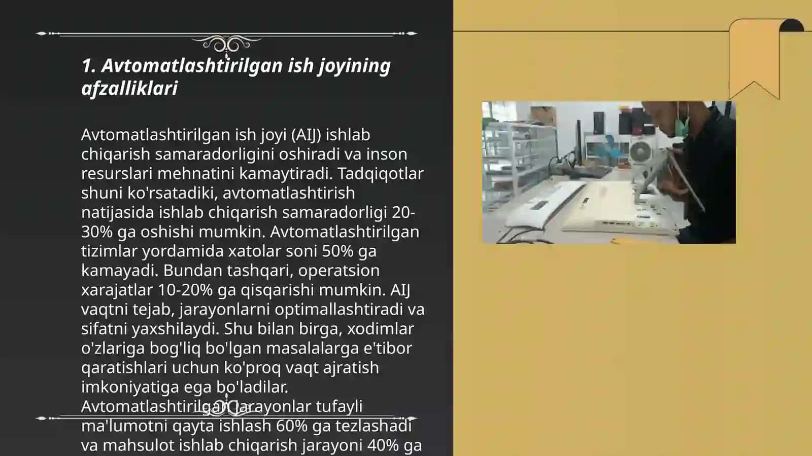 Avtomatlashtirilgan ish joyi 3