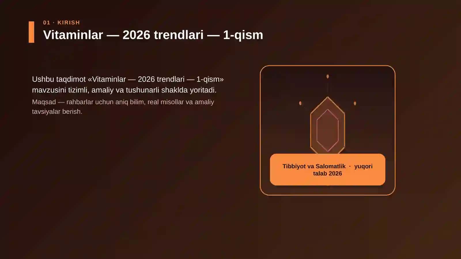 Vitaminlar — 2026 trendlari — 1-qism 3
