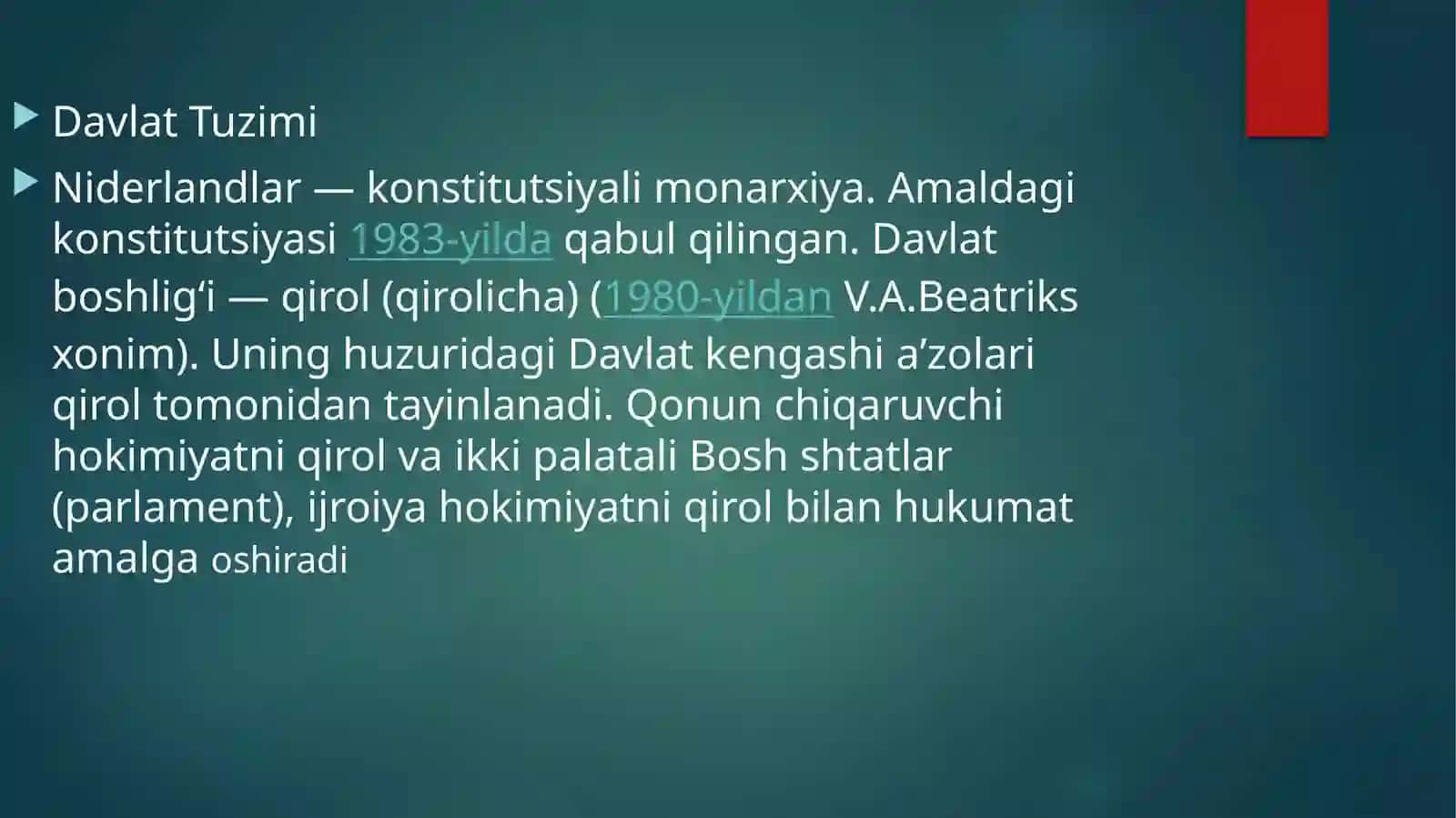 Gollandiya Qirolligi 3