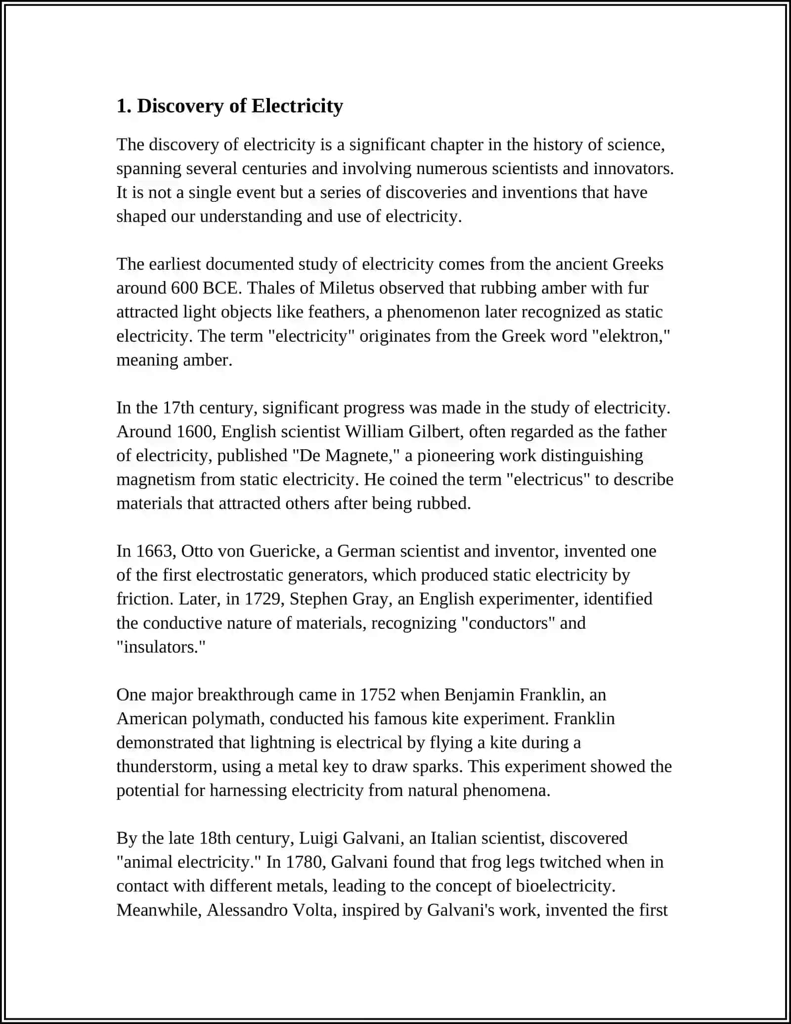ELECTRICITY: DISCOVERY AND INVENTIONS 3