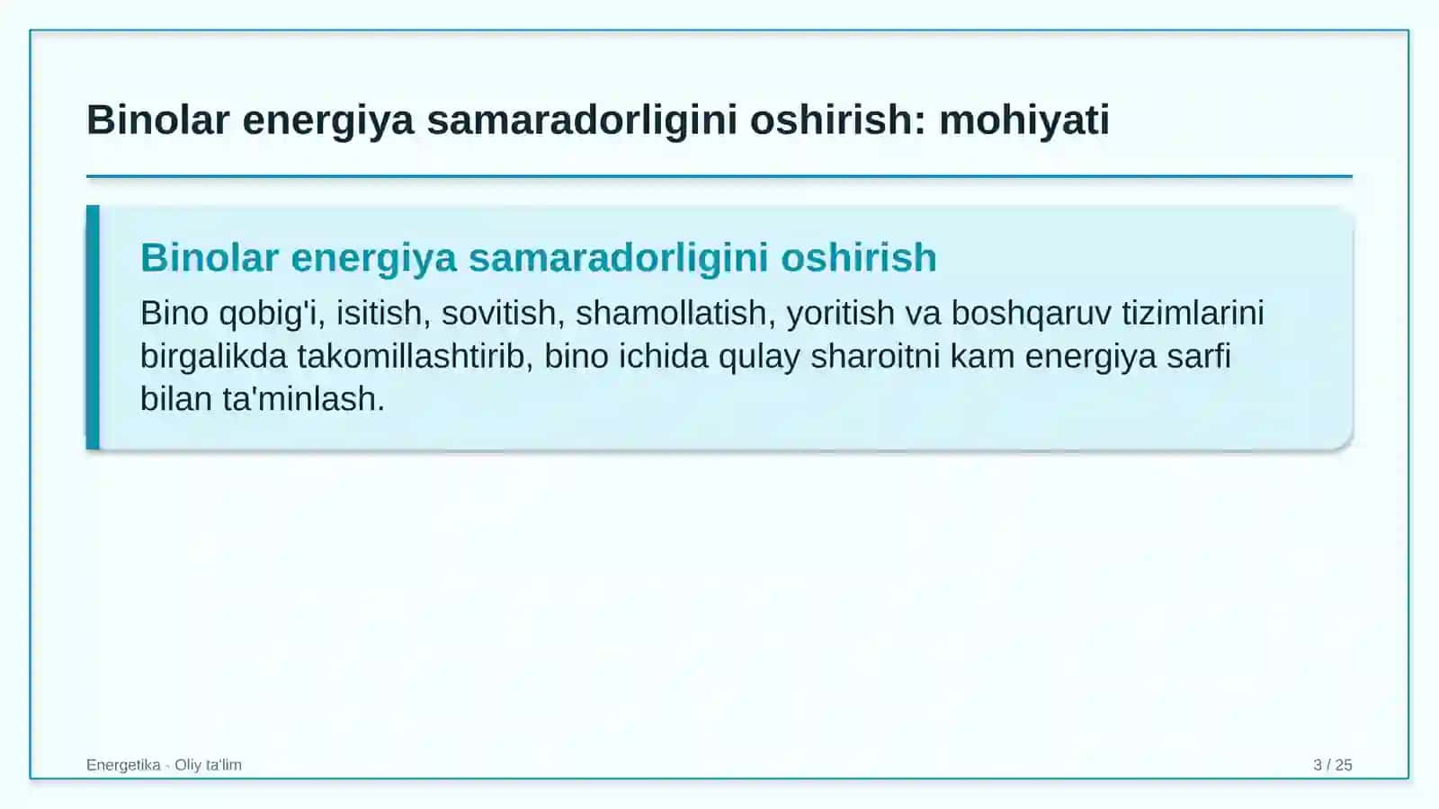 Ipakchilik sanoatida binolarning energiya samaradorligini oshirish 3