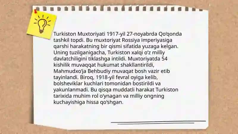 Turkiston muxtoriyati 3