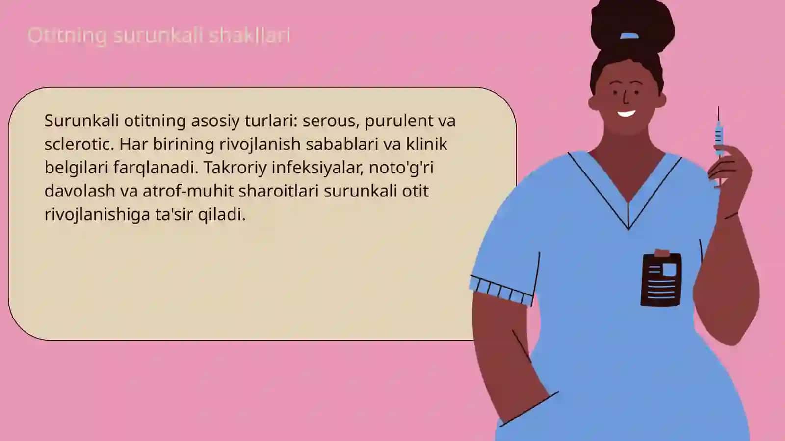 Surunkali oʻrta va ichki otit 3