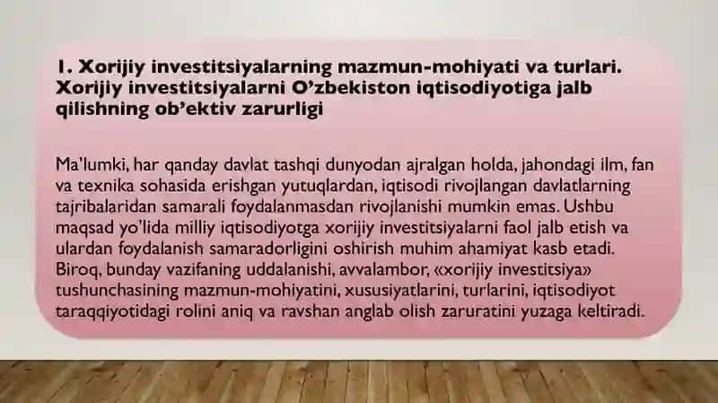 Iqtisodiyotga investitsiyalarni jalb etishda erkin iqtisodiy hududlarning o'rni 3