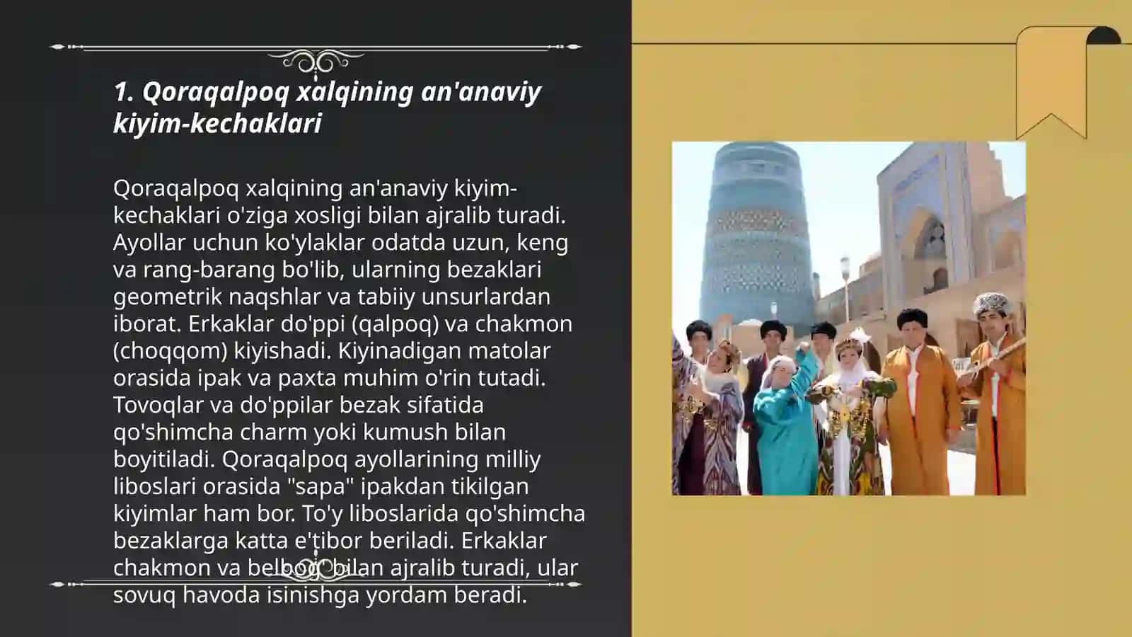 Qoraqalpoqlar madaniyati 3