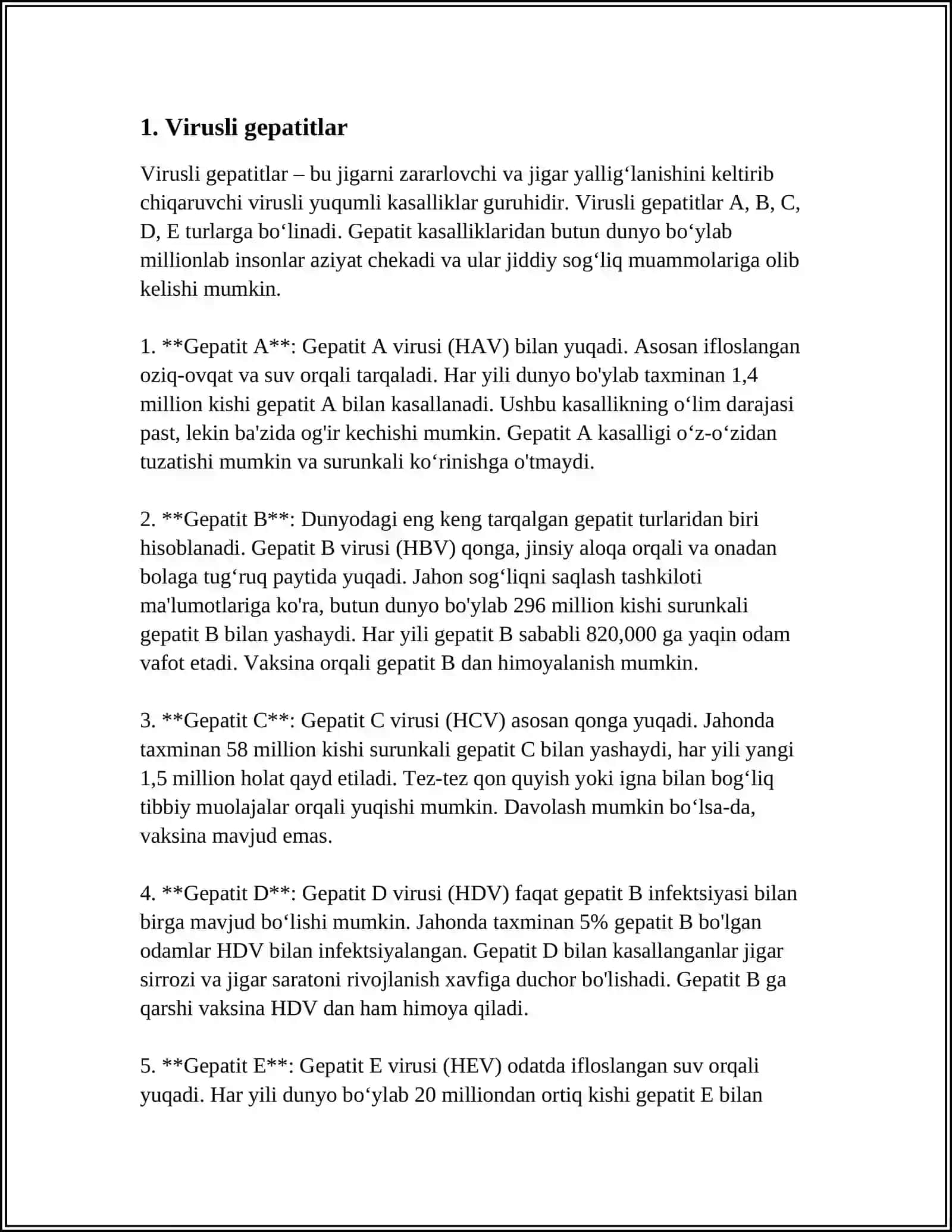 Virusli Gepatitlar 3