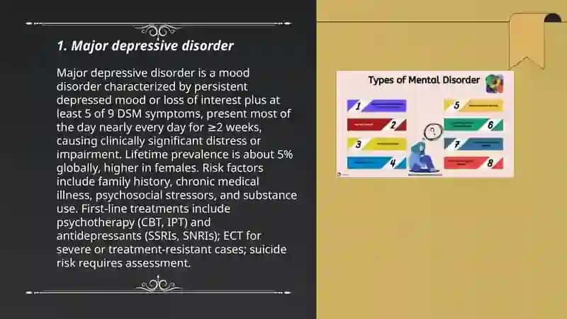 Major depressive disorder 3
