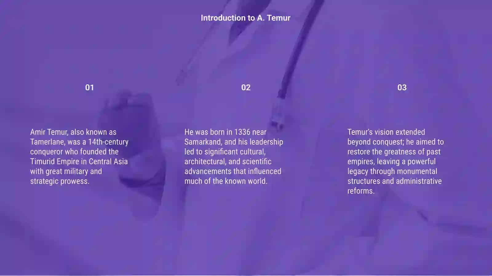 Amir Temur (A. Temur) 3