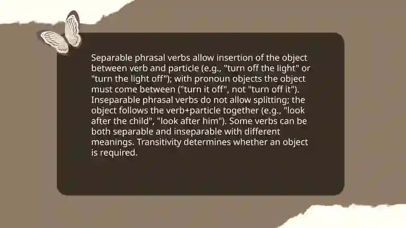 Phrasal verbs 3